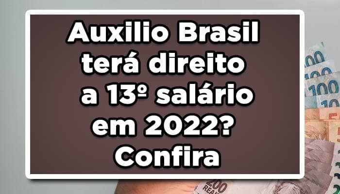 13º salário para auxílio brasil