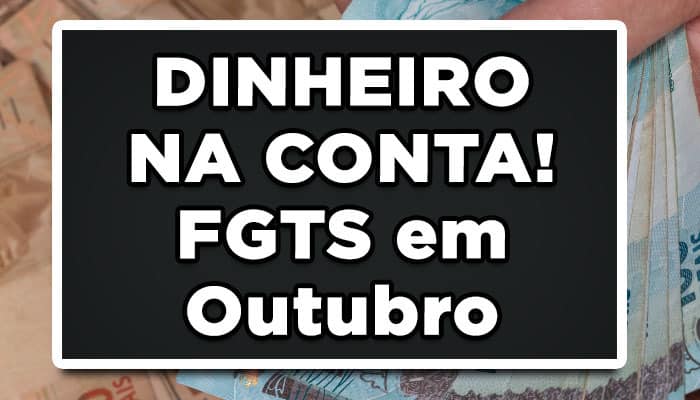 saque aniversario outubro fgts