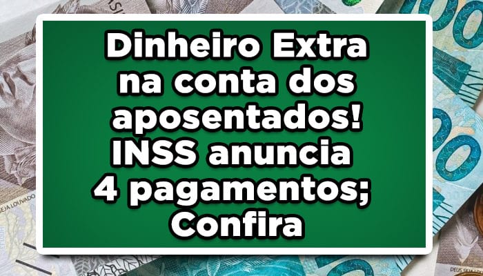 Dinheiro extra na conta dos aposentados