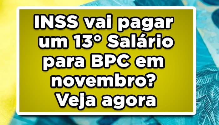 13º salário para bpc