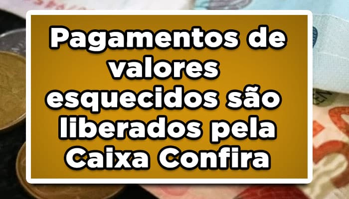 Valores esquecidos