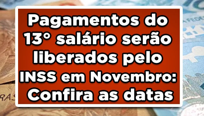 Saiba quando o décimo terceiro salário será liberado para os aposentados