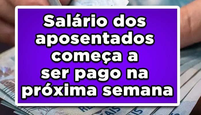 Salário dos aposentados