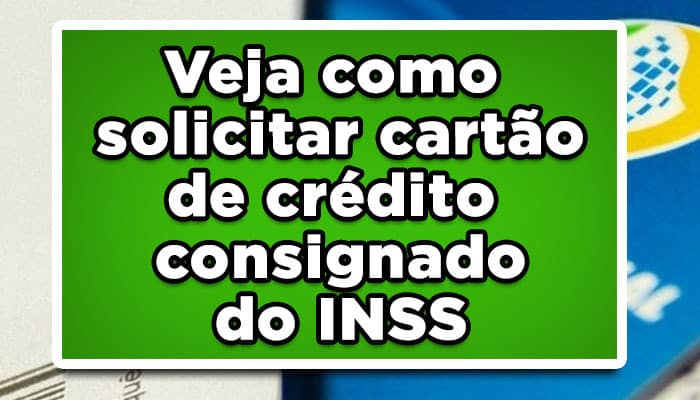 cartão de crédito consignado do INSS