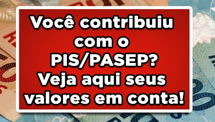Você contribuiu com o PIS/PASEP? Veja aqui seus valores em conta!