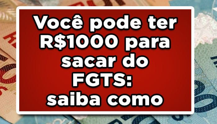 como sacar fgts