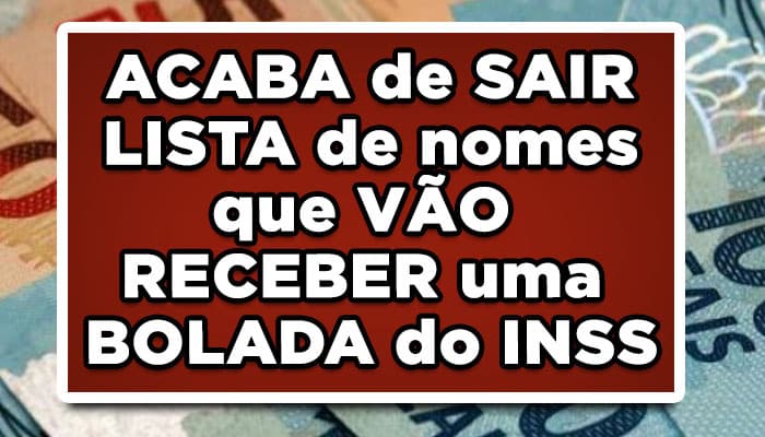 Já está saindo o pagamento rpvs do INSS
