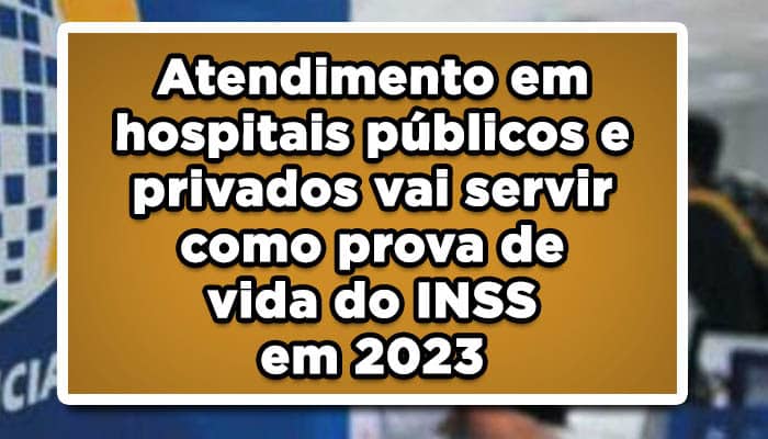 Prova de vida INSS 2023
