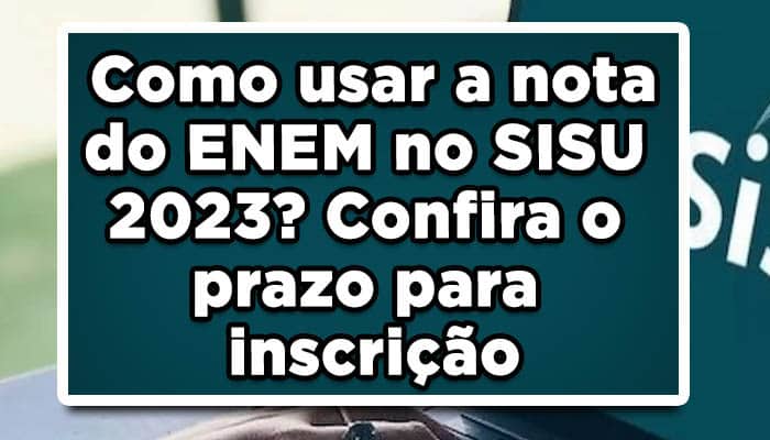 Confira as datas do sisu 2023