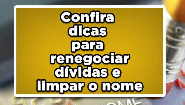 Renegociar dívidas