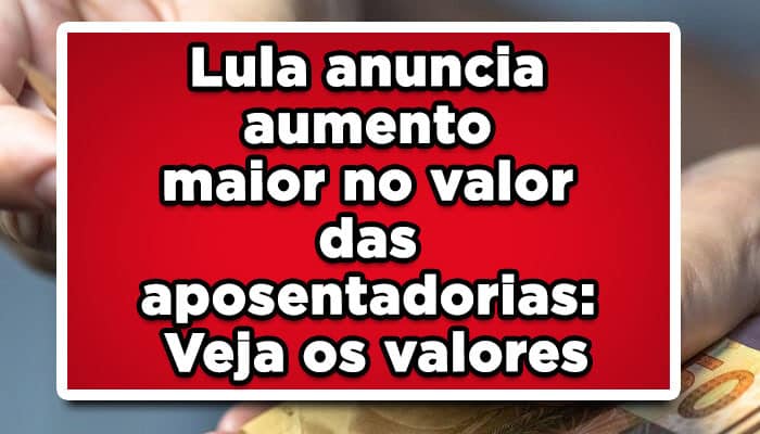 aumento da aposentadoria