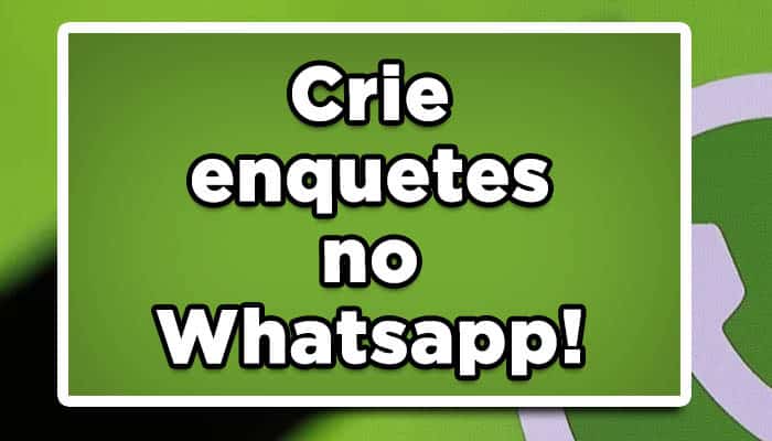 enquetes no Whatsapp