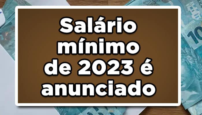 salário mínimo 2023
