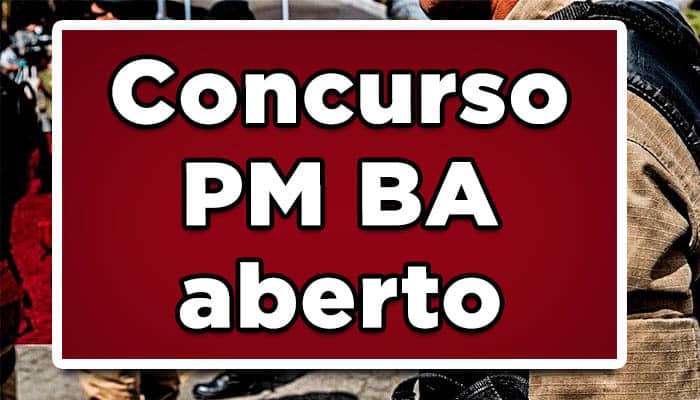 concurso PM BA