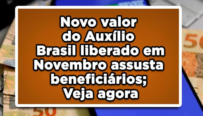 Novo valor do auxílio brasil assusta beneficiários