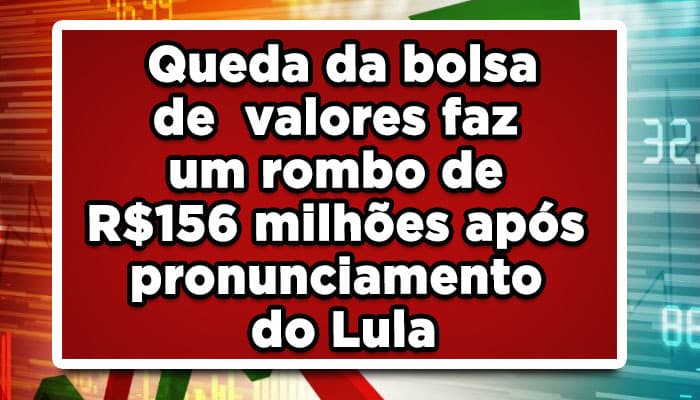 Queda da bolsa de valores