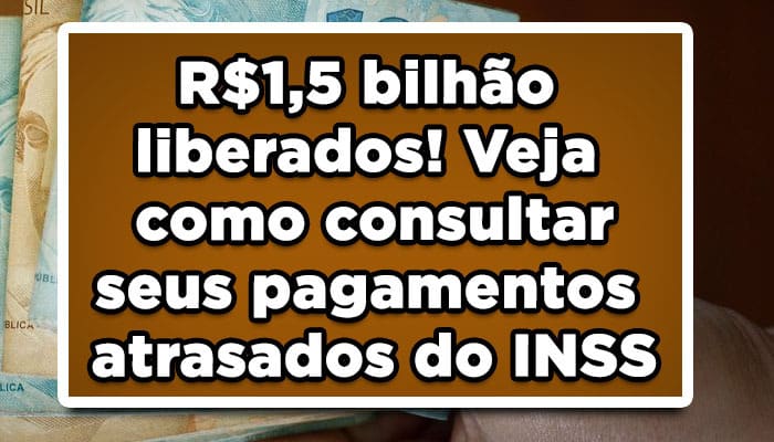 confira como consultar atrasados do inss