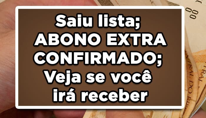 Abono extra INSS