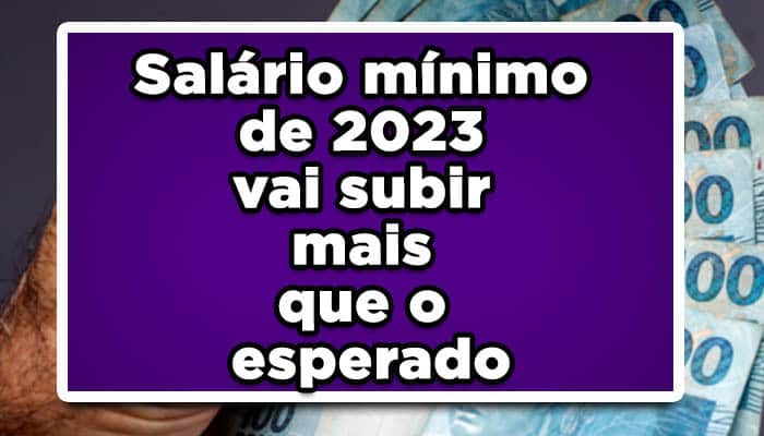Salário mínimo 2023