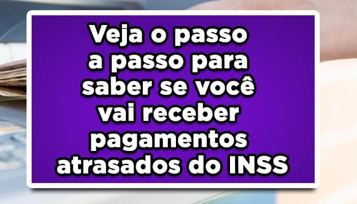 Veja o passo a passo para saber se você vai receber pagamentos atrasados do INSS