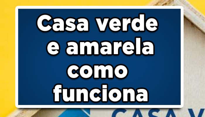 casa verde e amarela