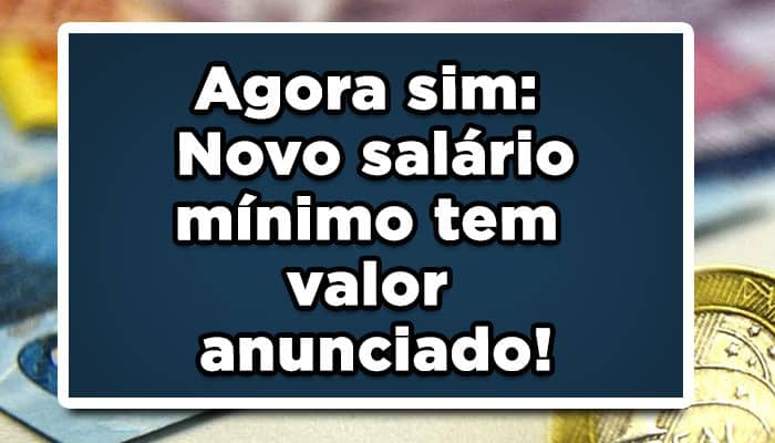 novo valor do salário mínimo em 2023