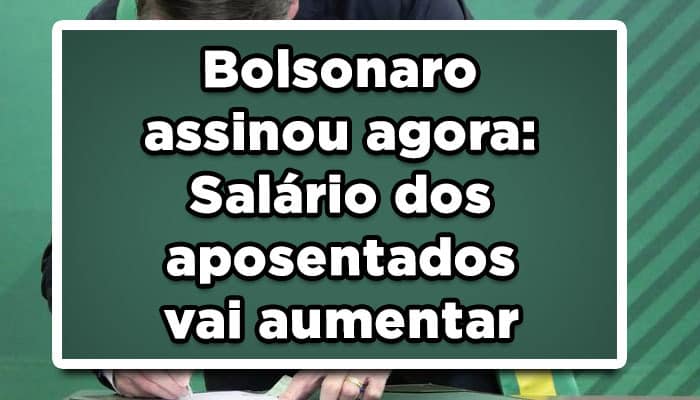 Salário dos aposentados vai aumentar