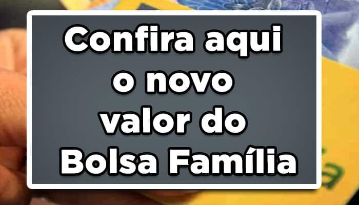 Confira aqui o novo valor do Bolsa Família
