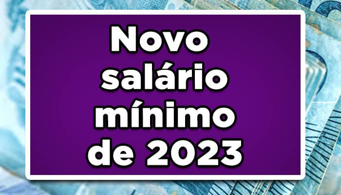 novo salário mínimo 2023