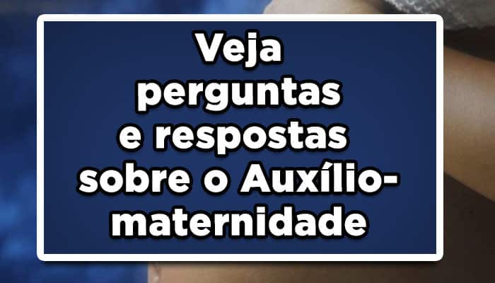 Auxílio-maternidade