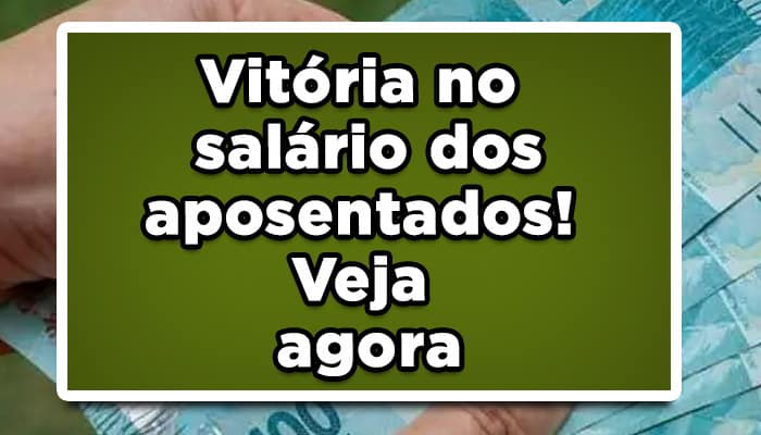 Salário dos aposentados