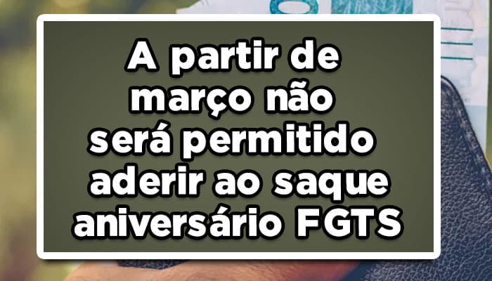 Saque-aniversário FGTS