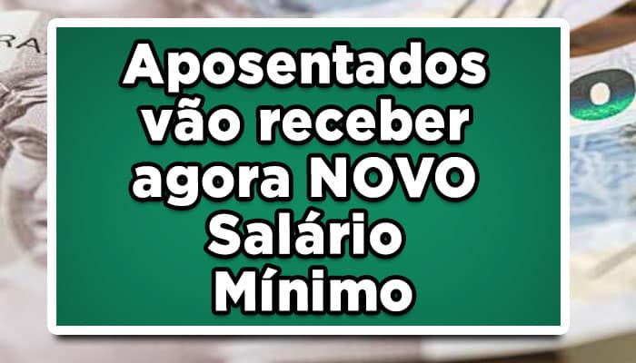 Novo salário mínimo