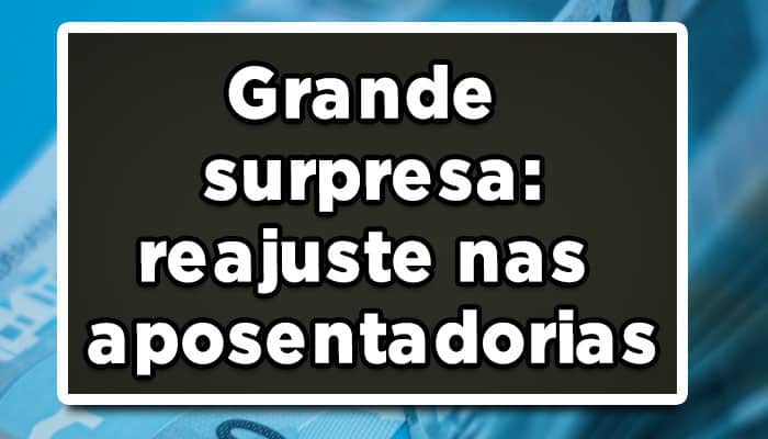 reajuste nas aposentadorias