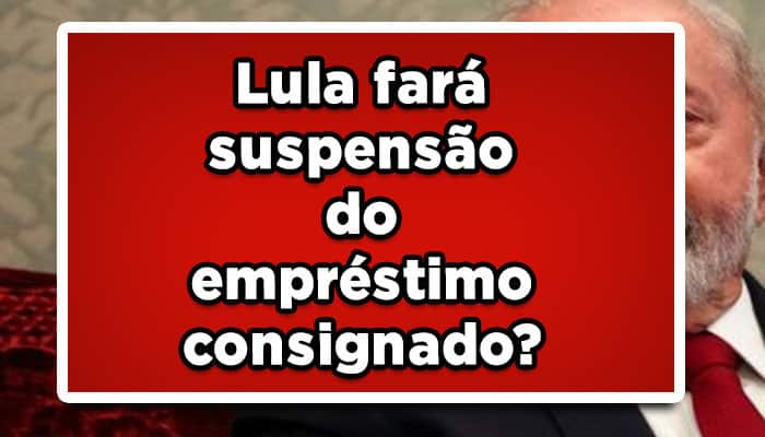 suspensão do empréstimo consignado