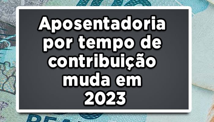 aposentadoria por tempo de contribuição