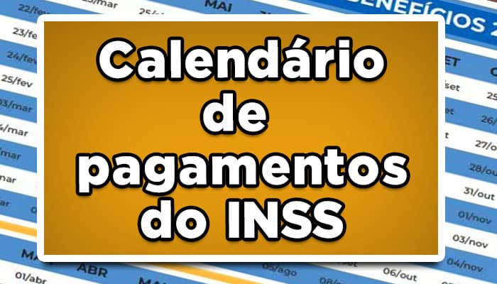 calendário de pagamento do INSS