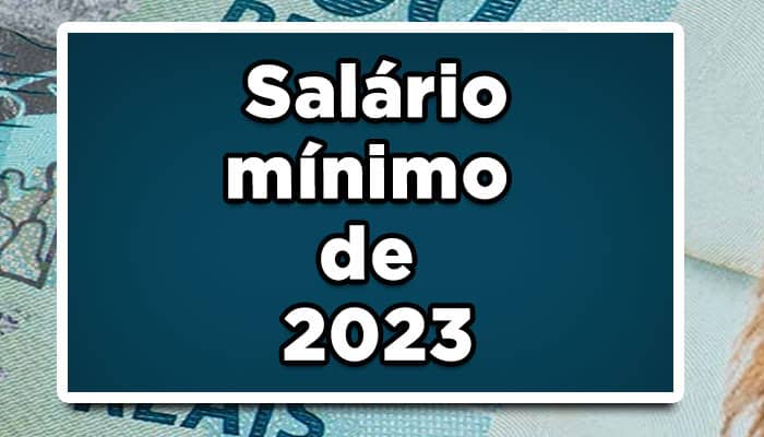 salário mínimo de 2023