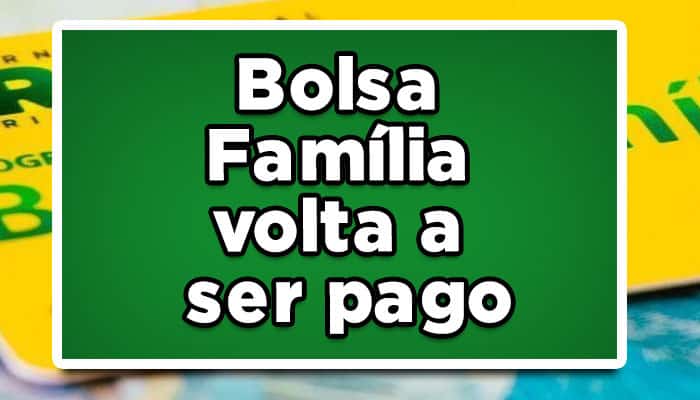 pagamento do Bolsa Família
