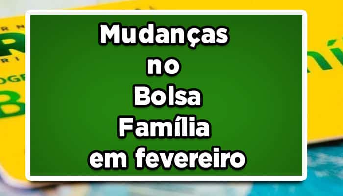 mudanças no Bolsa Família