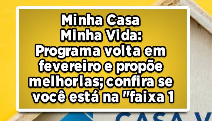 minha casa minha vida