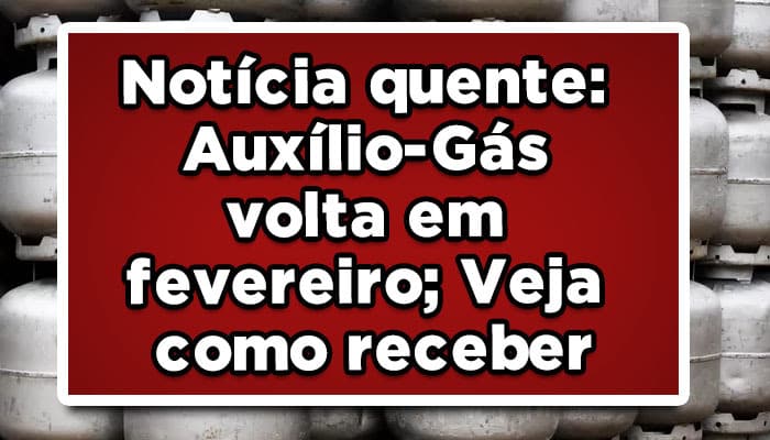 como receber auxílio-gás