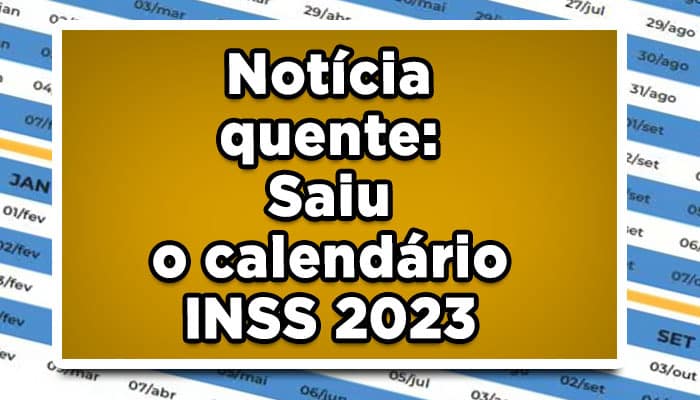 calendario inss 2023