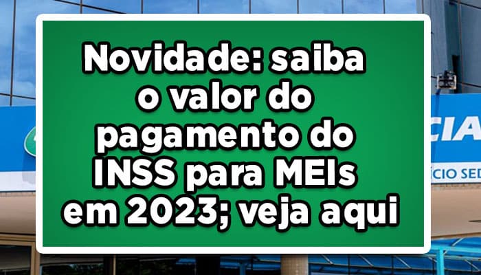 Novidade inss para MEI