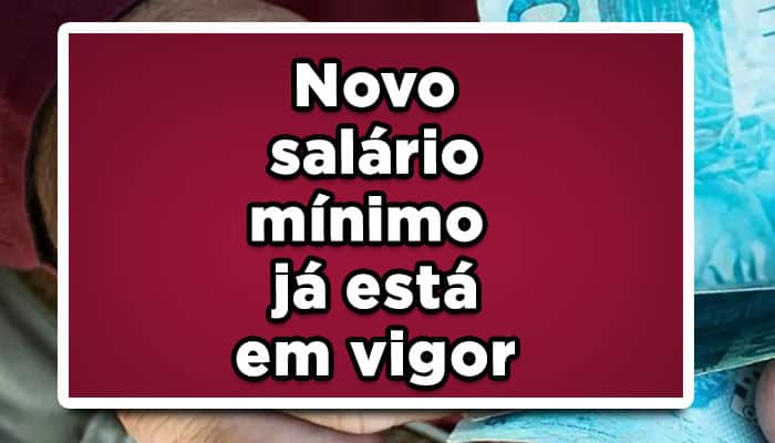 Novo salário mínimo