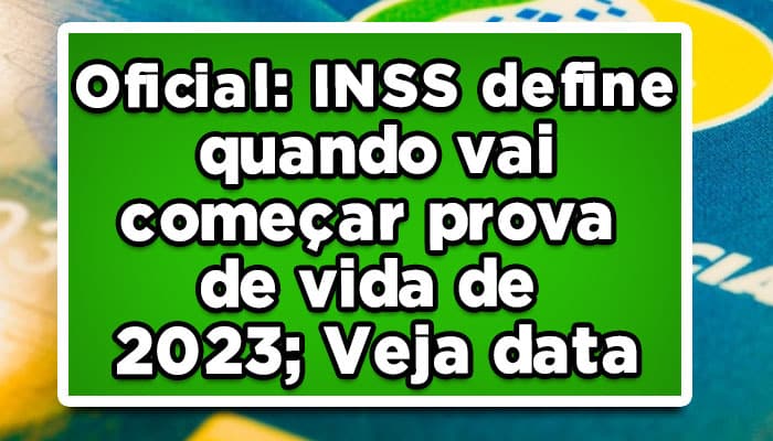 prova de vida de 2023