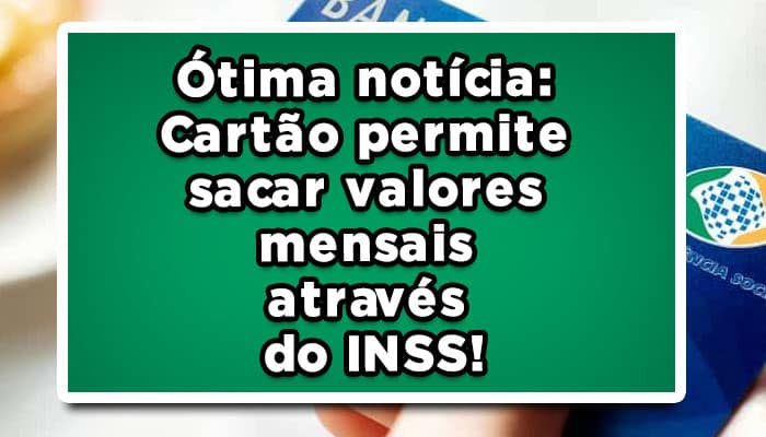 cartão inss