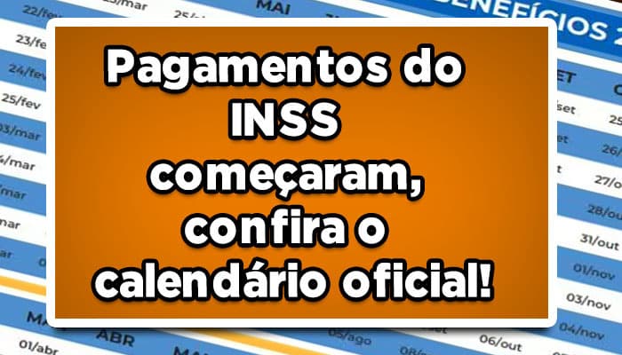 Pagamentos do INSS