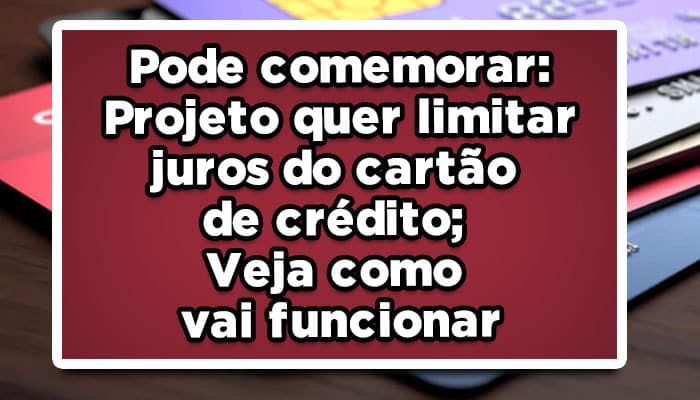 juros do cartão de crédito