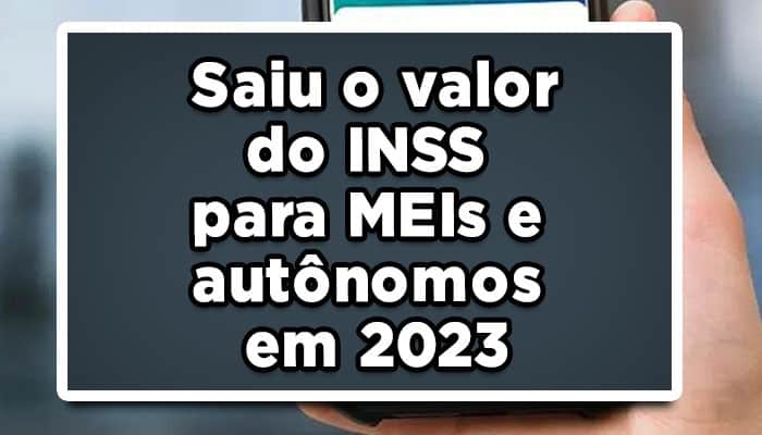 valor do inss para MEI